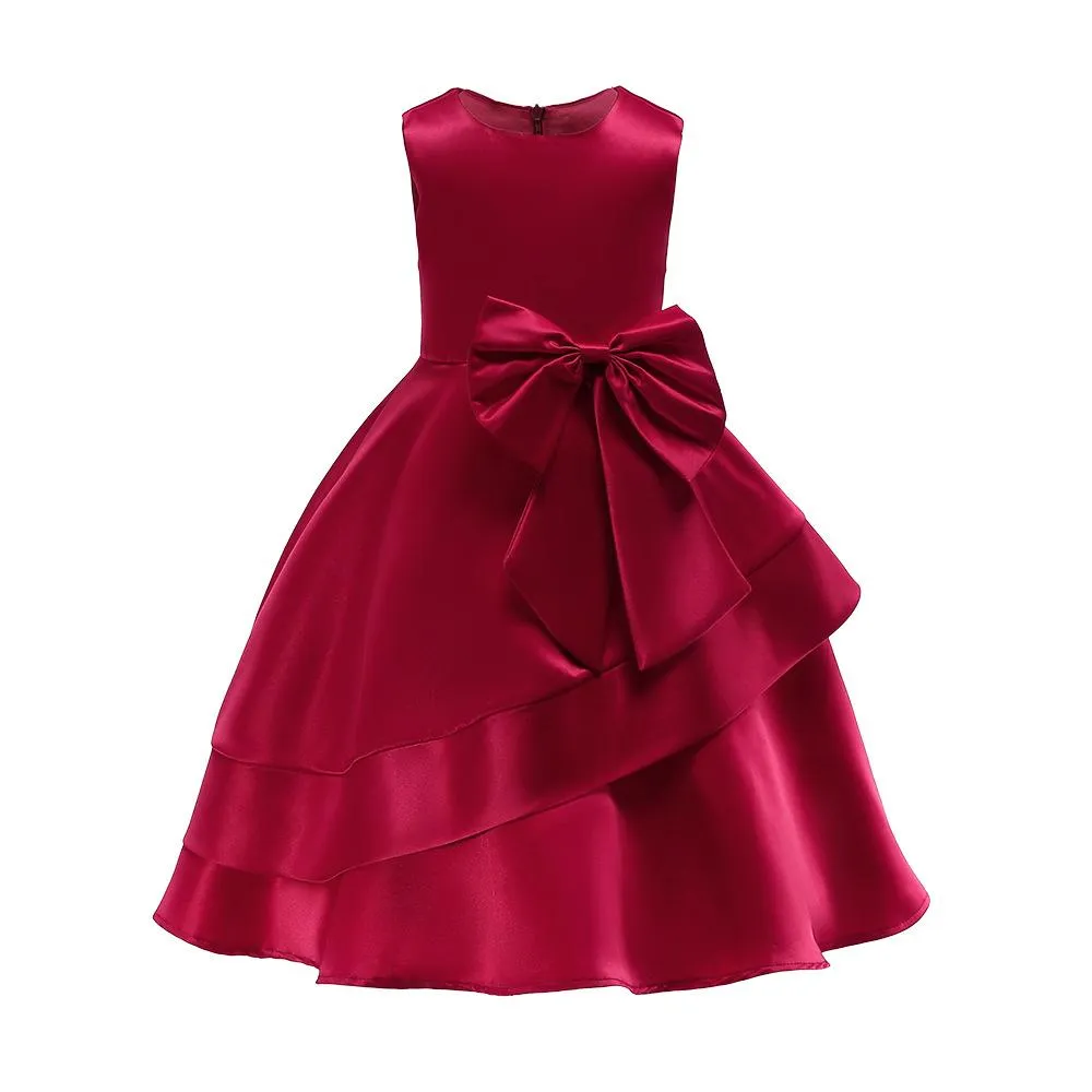 2-9Y Kids Fashion Baby Girls' Performance Costumes Mid-length Children's Girls Dress Princess Dress Catpapa 2054