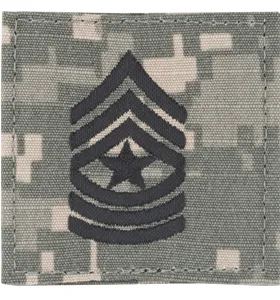 Army Rank Patch - Digital UCP on Velcro
