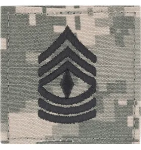 Army Rank Patch - Digital UCP on Velcro