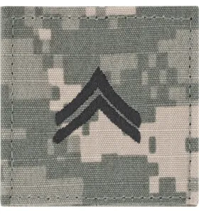 Army Rank Patch - Digital UCP on Velcro