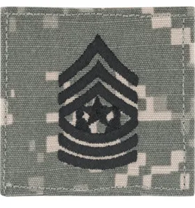 Army Rank Patch - Digital UCP on Velcro