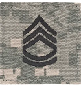 Army Rank Patch - Digital UCP on Velcro