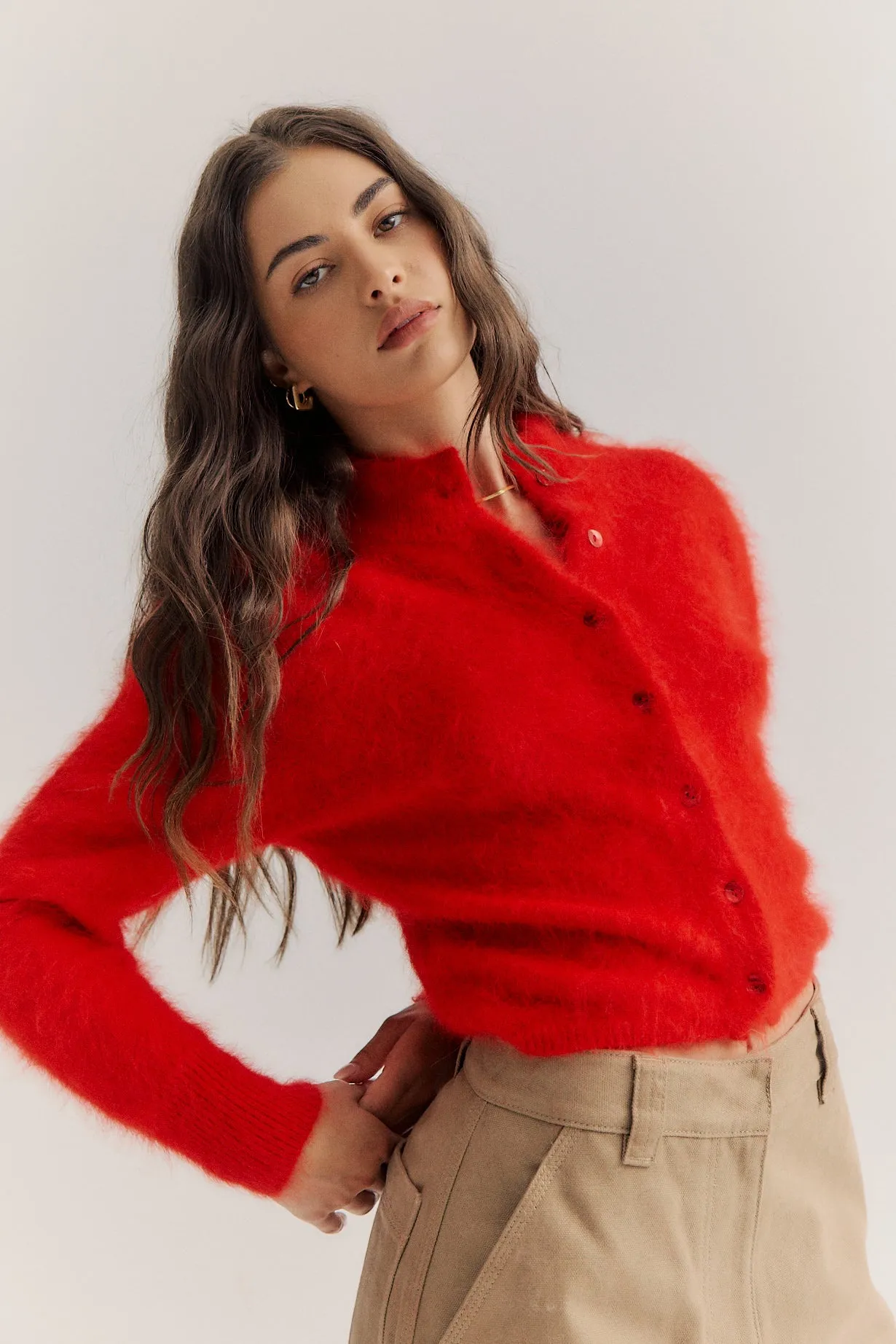 Bella Cardigan - Flame