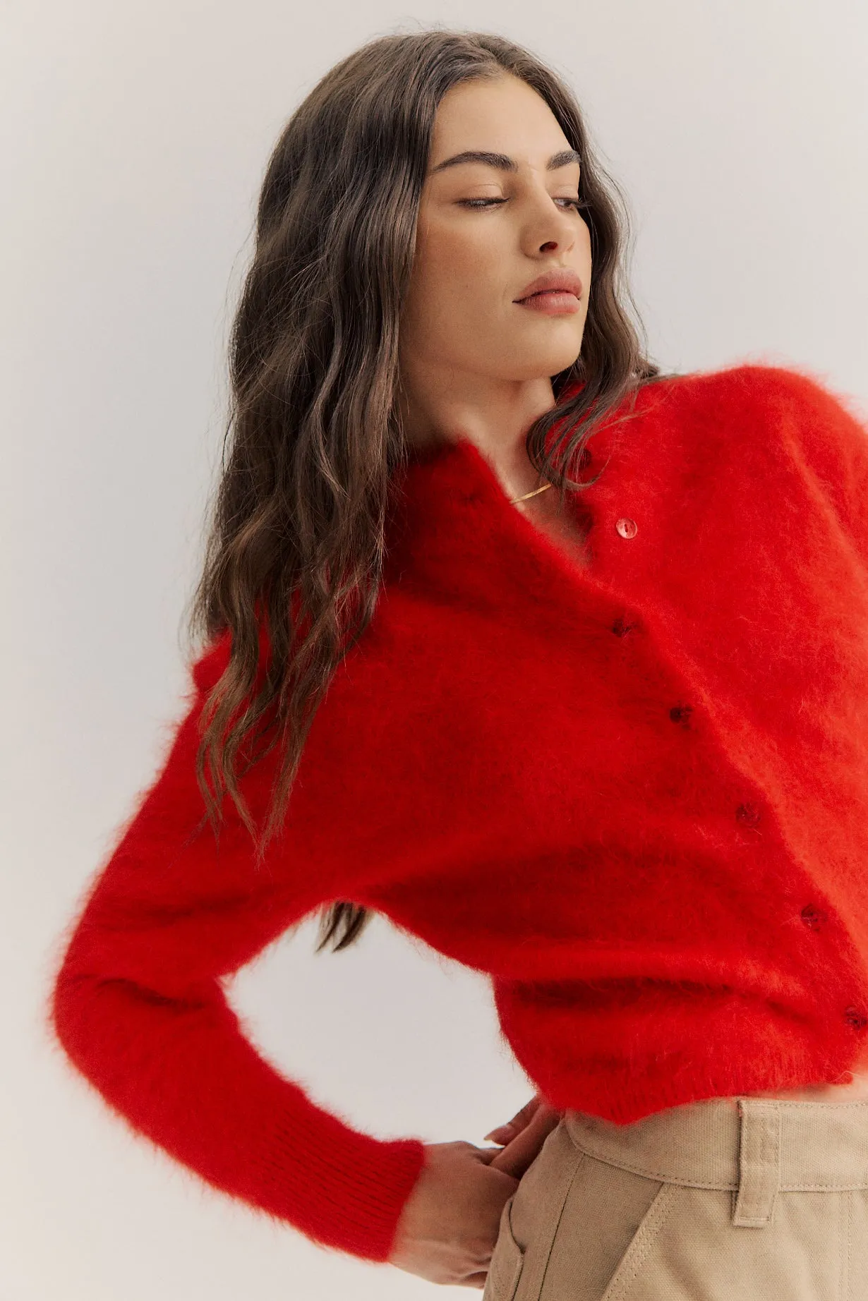 Bella Cardigan - Flame