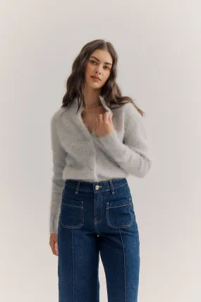 Bella Cardigan - Light Grey