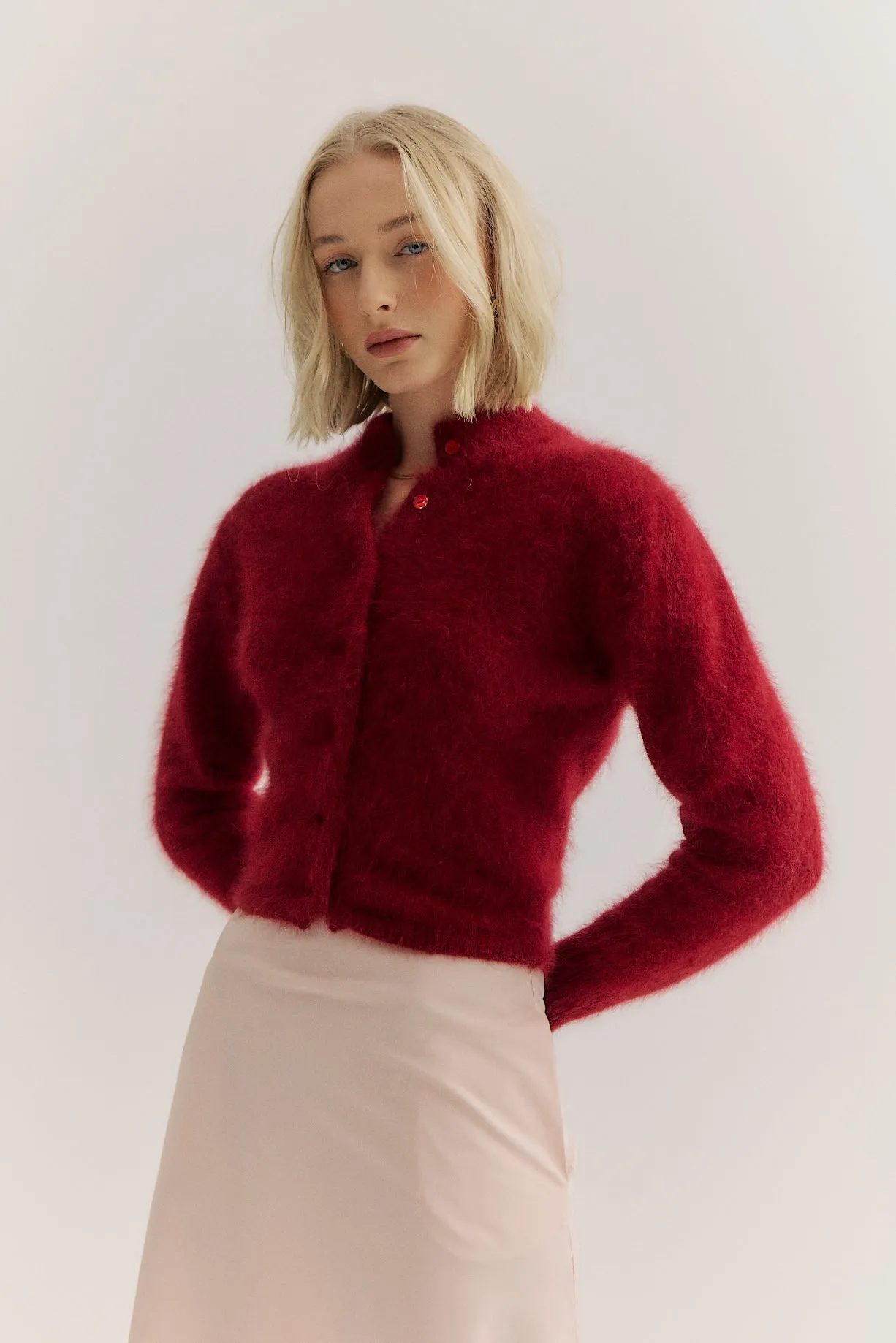 Bella Cardigan - Merlot