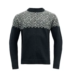 BJORNOYA SWEATER CREW NECK INK/OFF WHITE