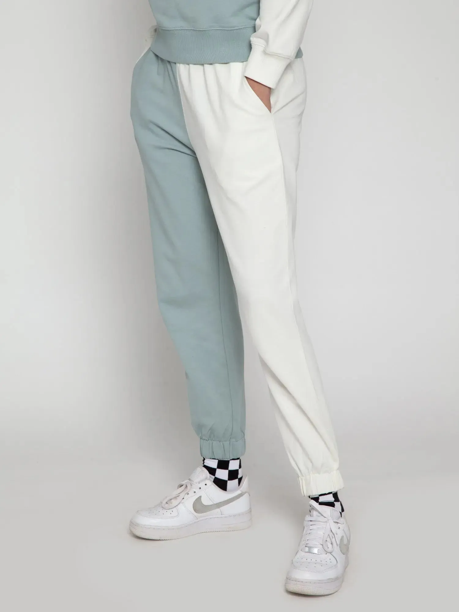 Blue   Cream Split Set