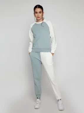 Blue   Cream Split Set