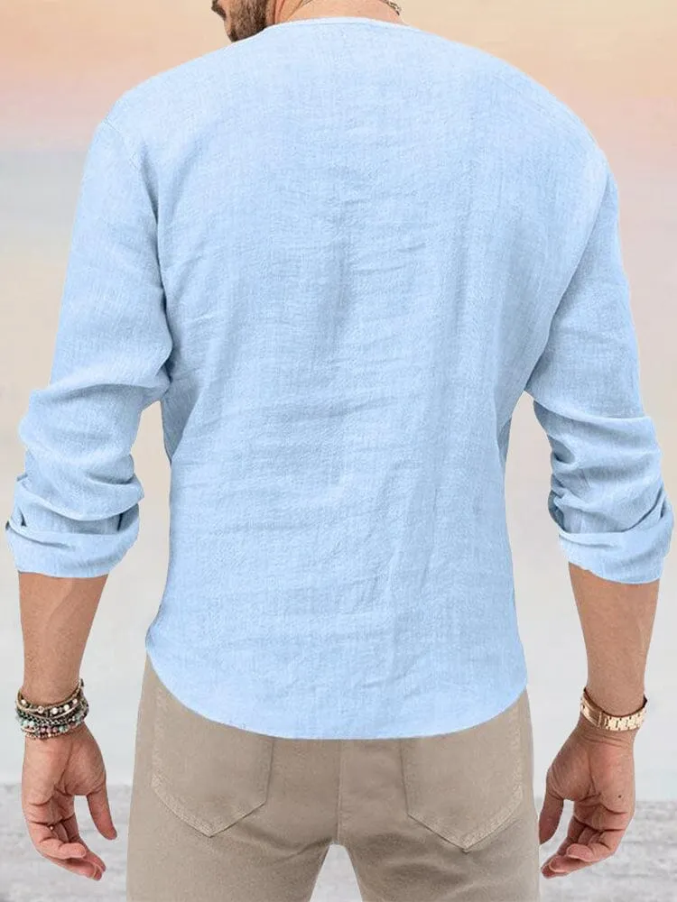 Casual Soft Cotton Linen Shirt