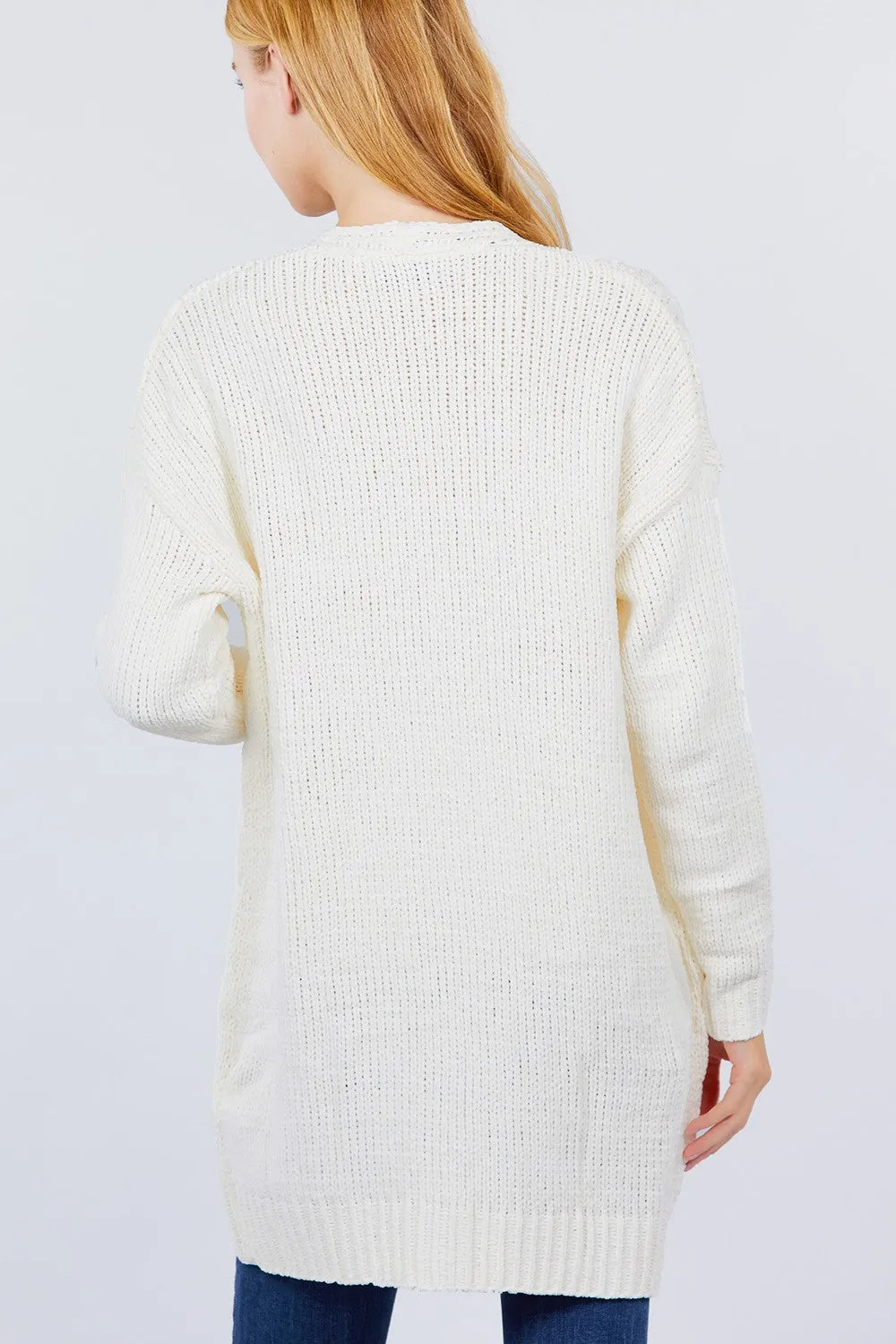 Chenille Sweater Cardigan