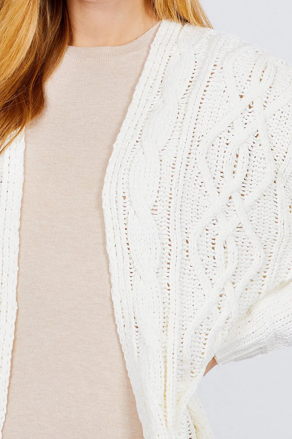 Chenille Sweater Cardigan