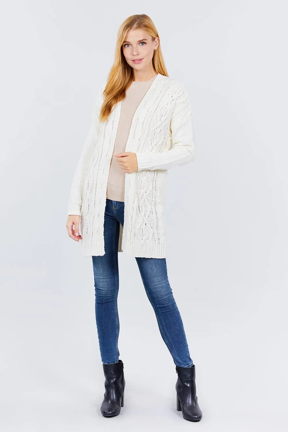 Chenille Sweater Cardigan
