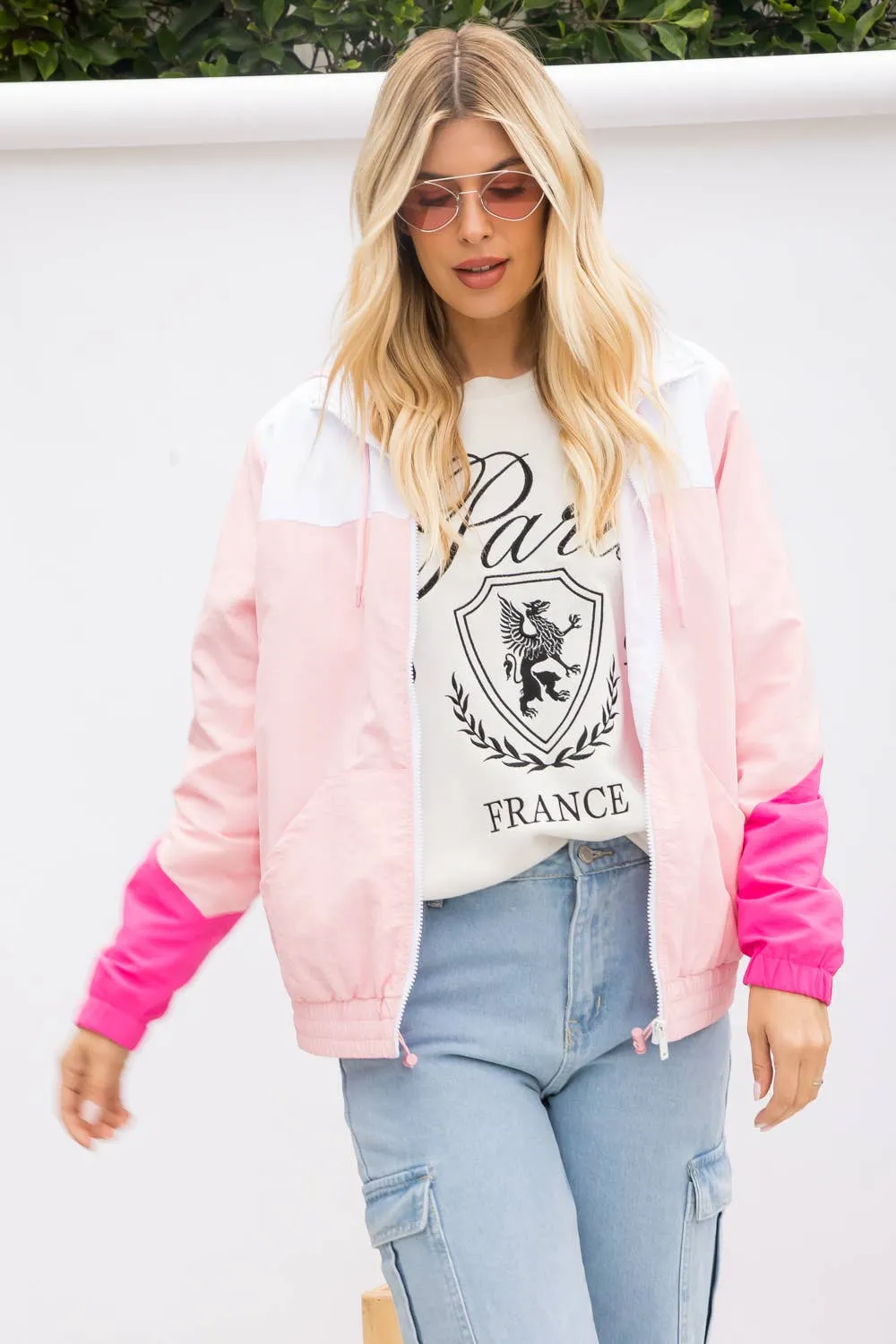 Color Block Windbreaker