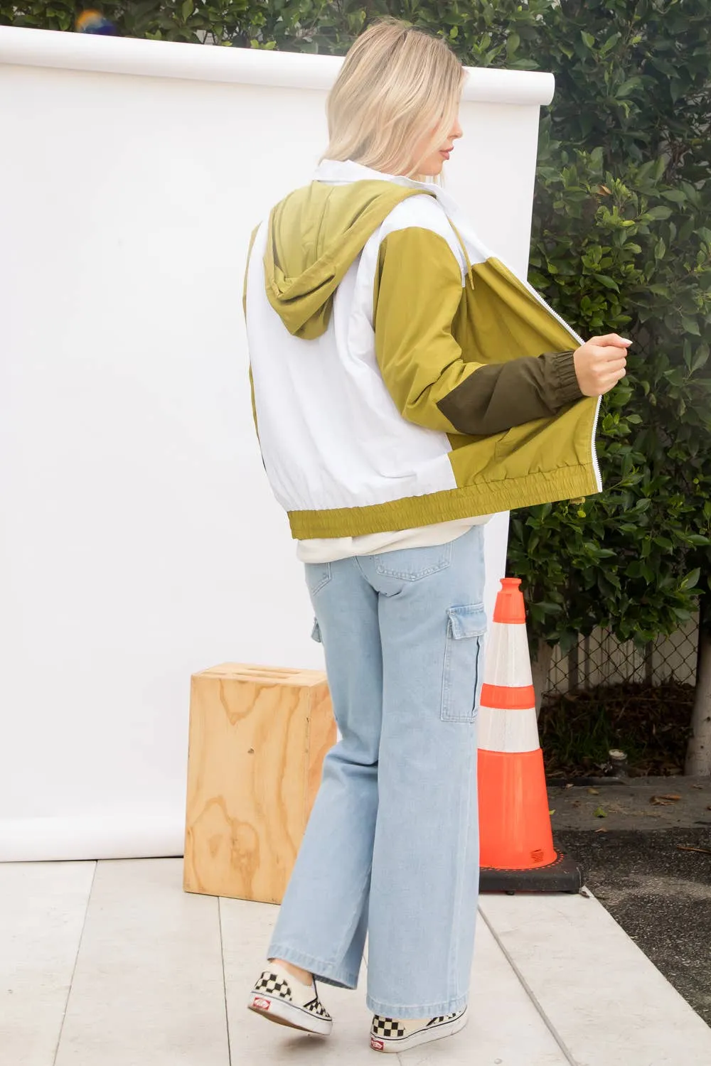 Color Block Windbreaker
