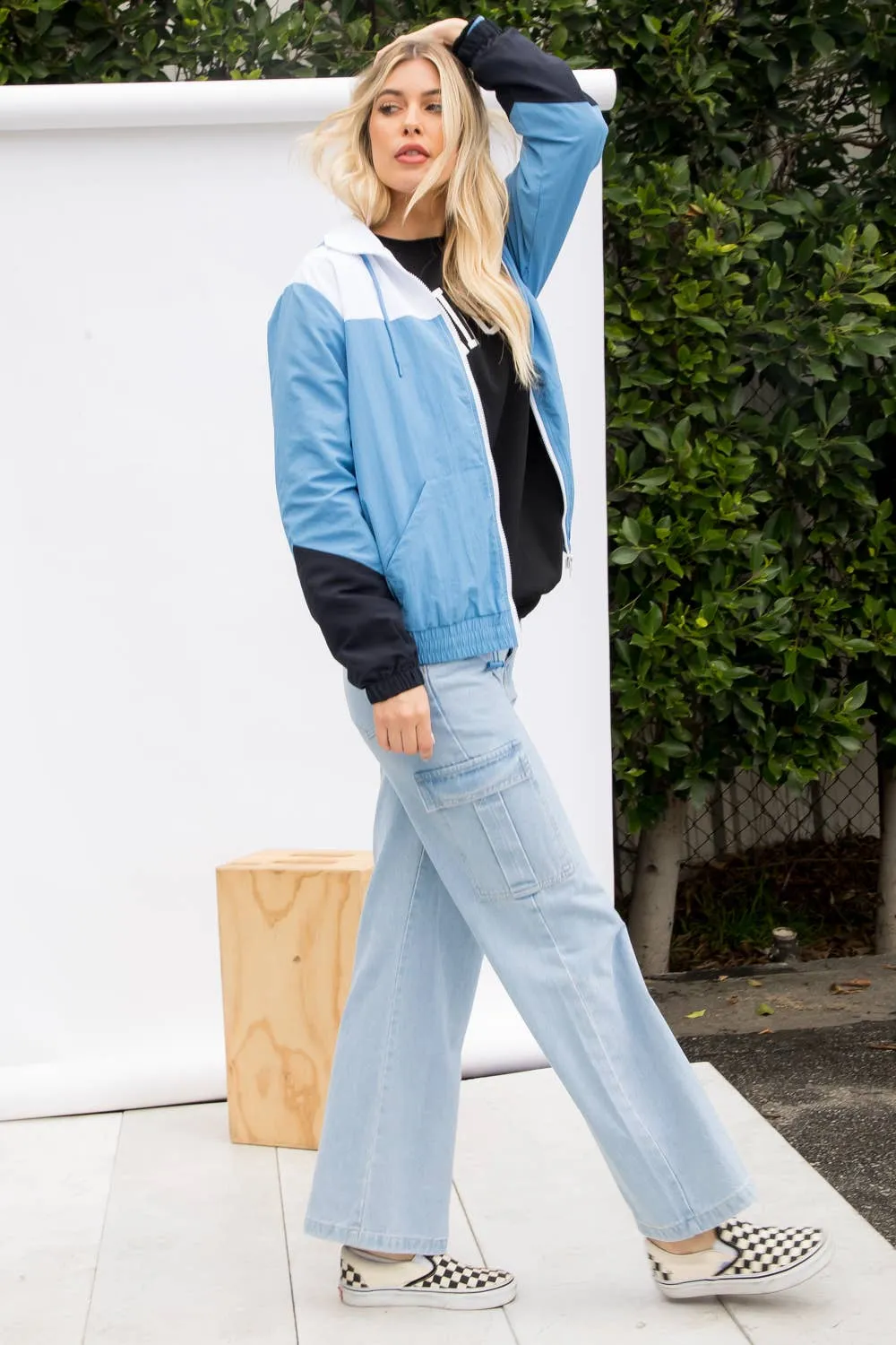 Color Block Windbreaker