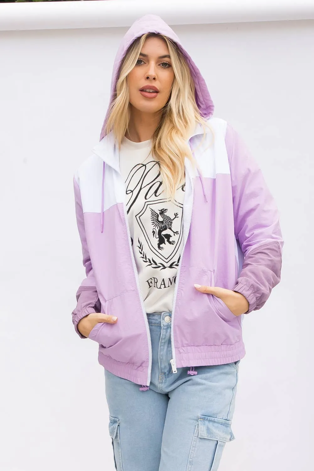 Color Block Windbreaker