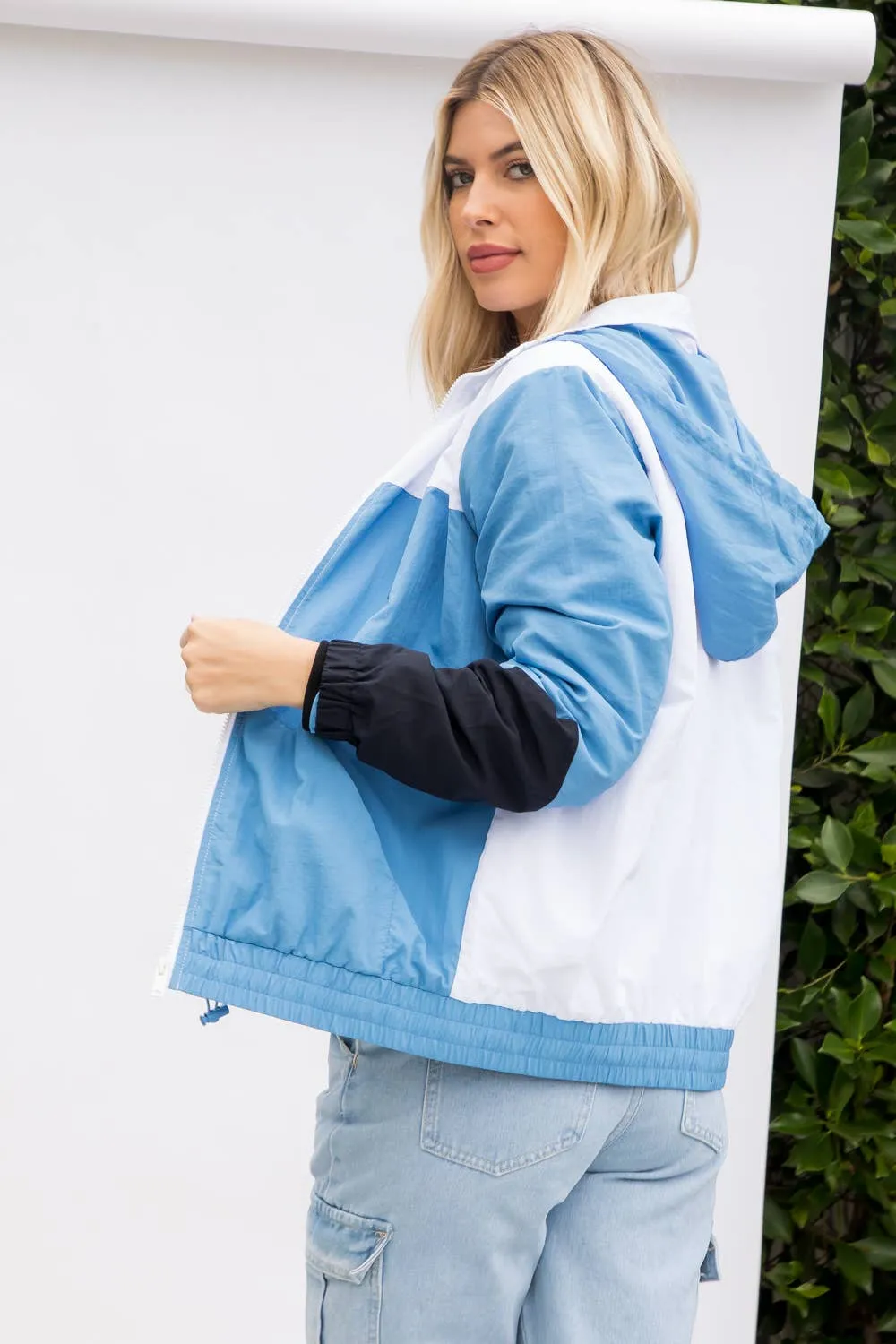 Color Block Windbreaker