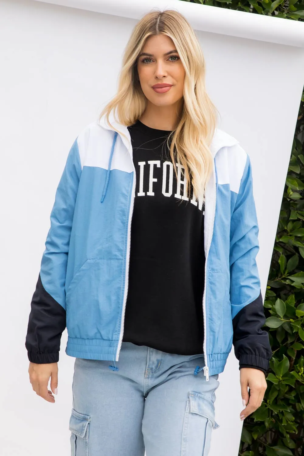 Color Block Windbreaker
