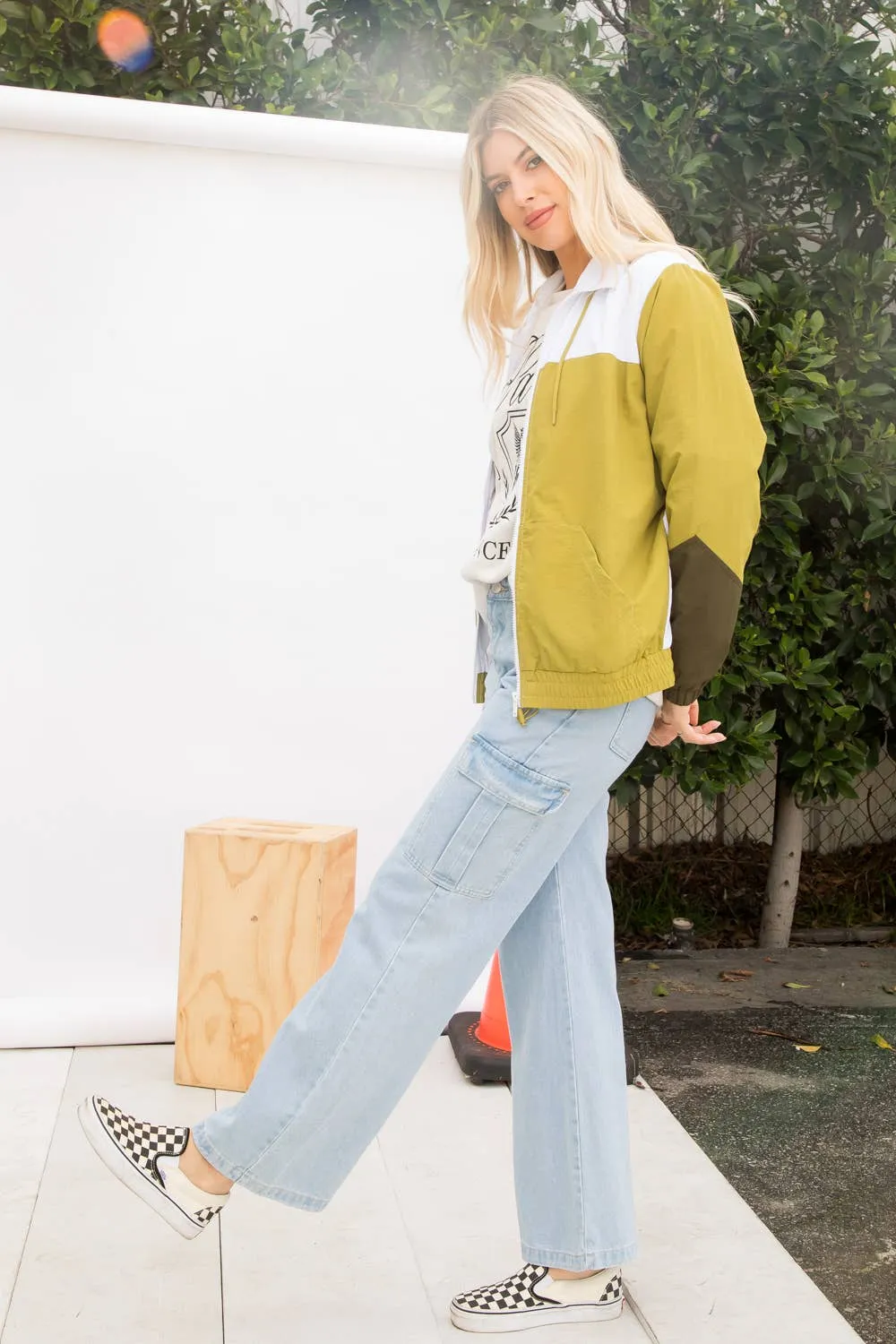 Color Block Windbreaker