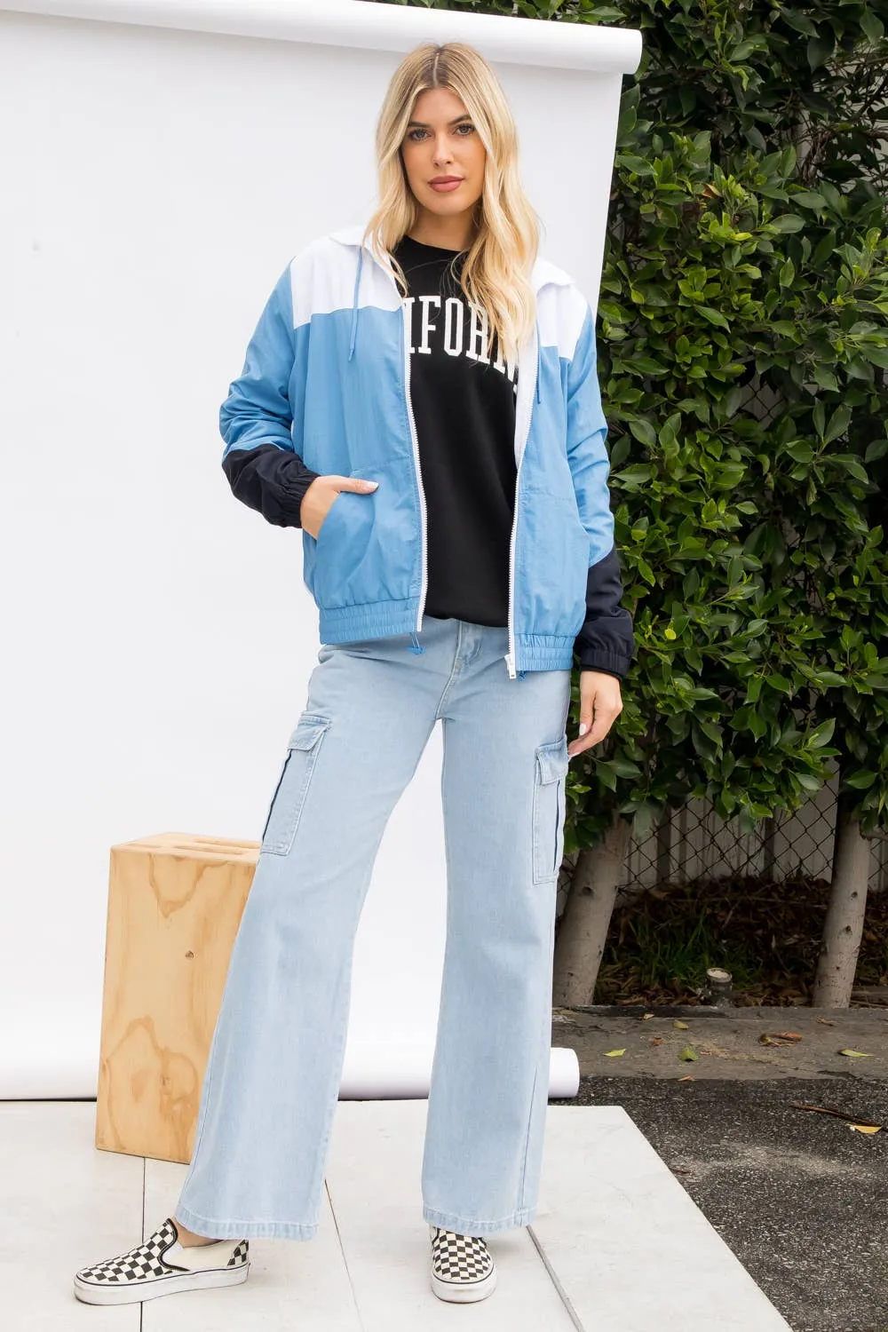 Color Block Windbreaker