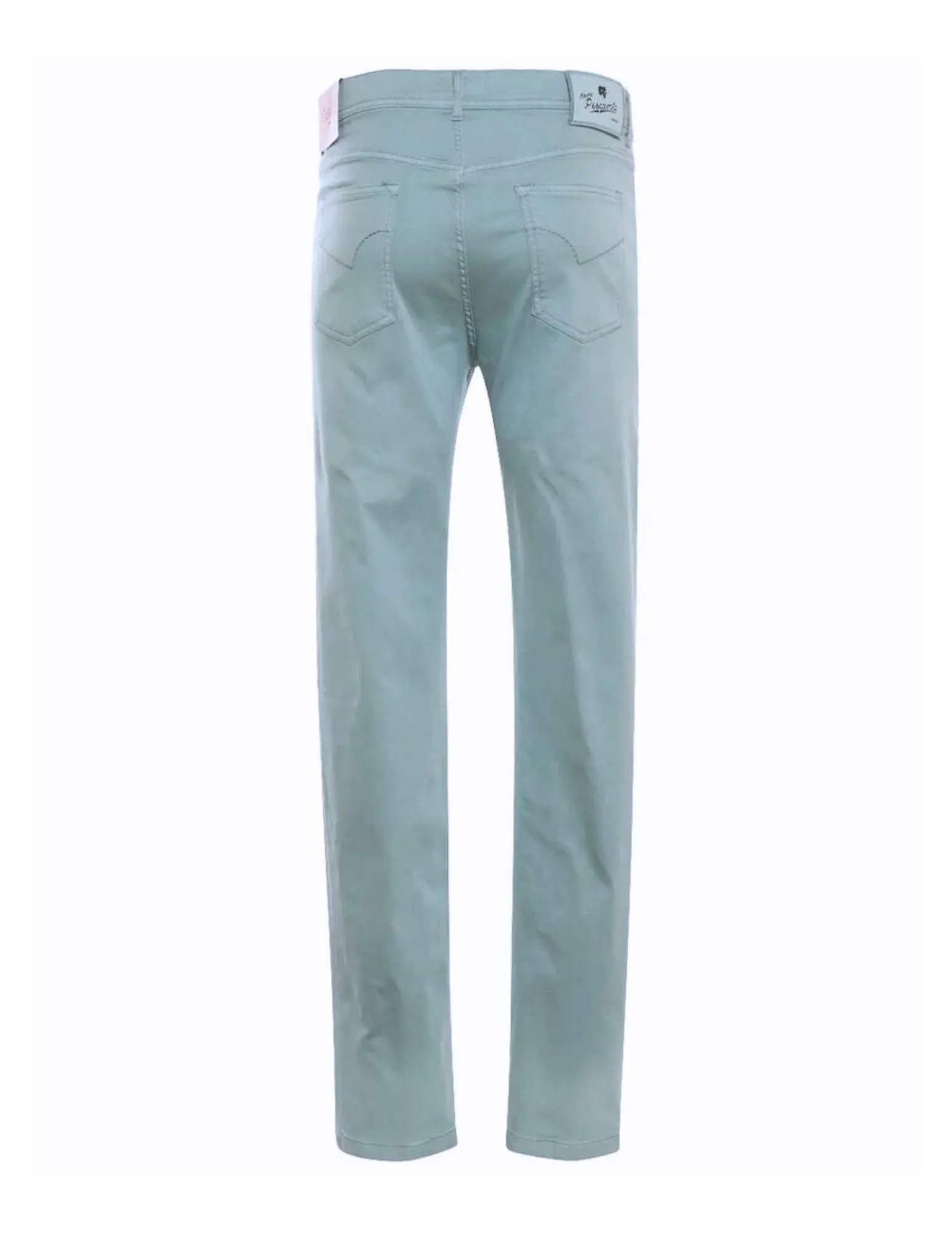 Cotton Silk 5 Pocket Pant | Teal