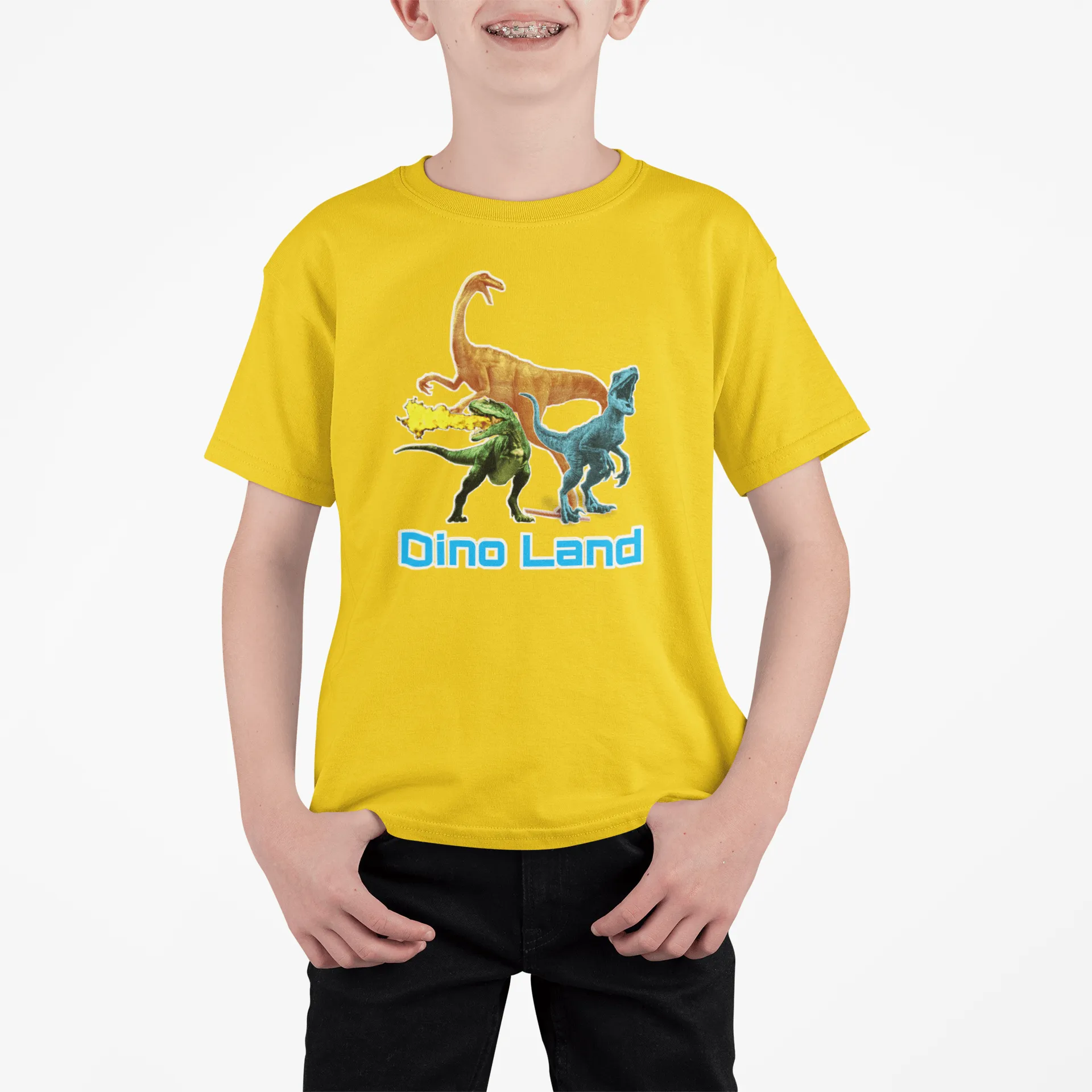 DinoSaur Boy's T Shirt for Kids D13