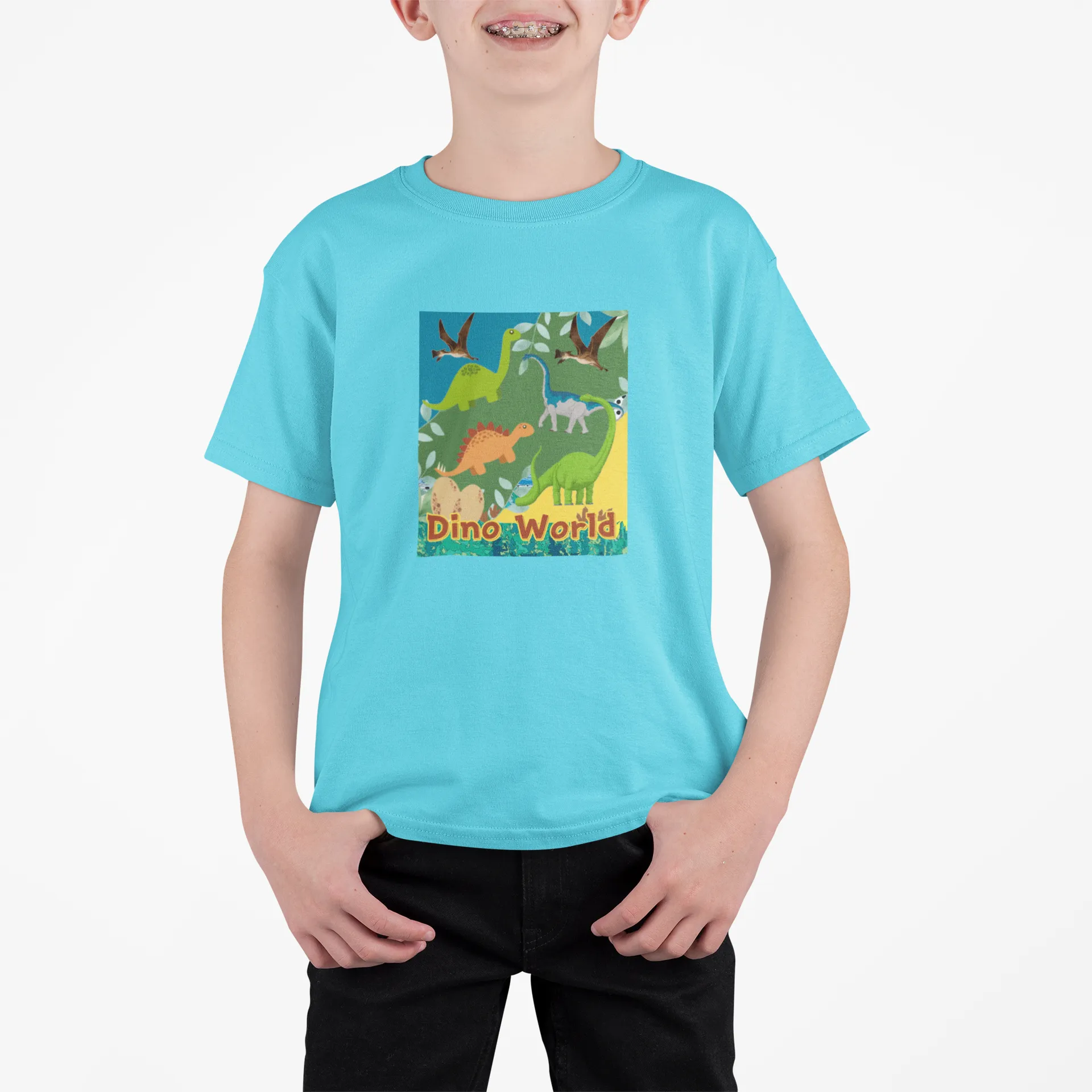DinoSaur Boy's T Shirt for Kids D13