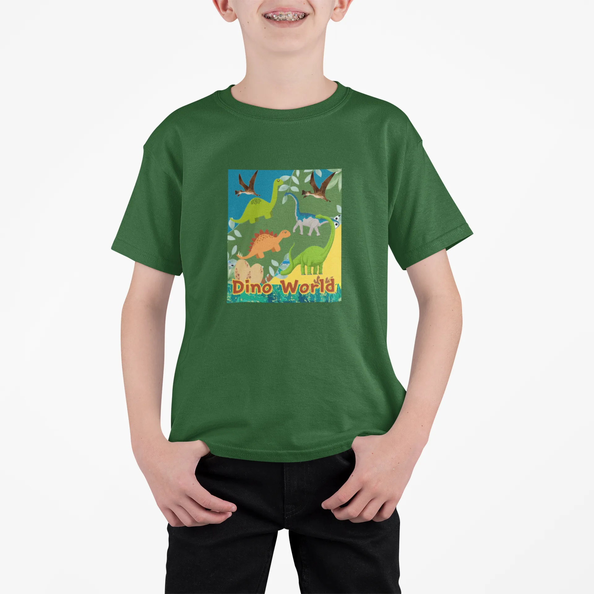 DinoSaur Boy's T Shirt for Kids D13