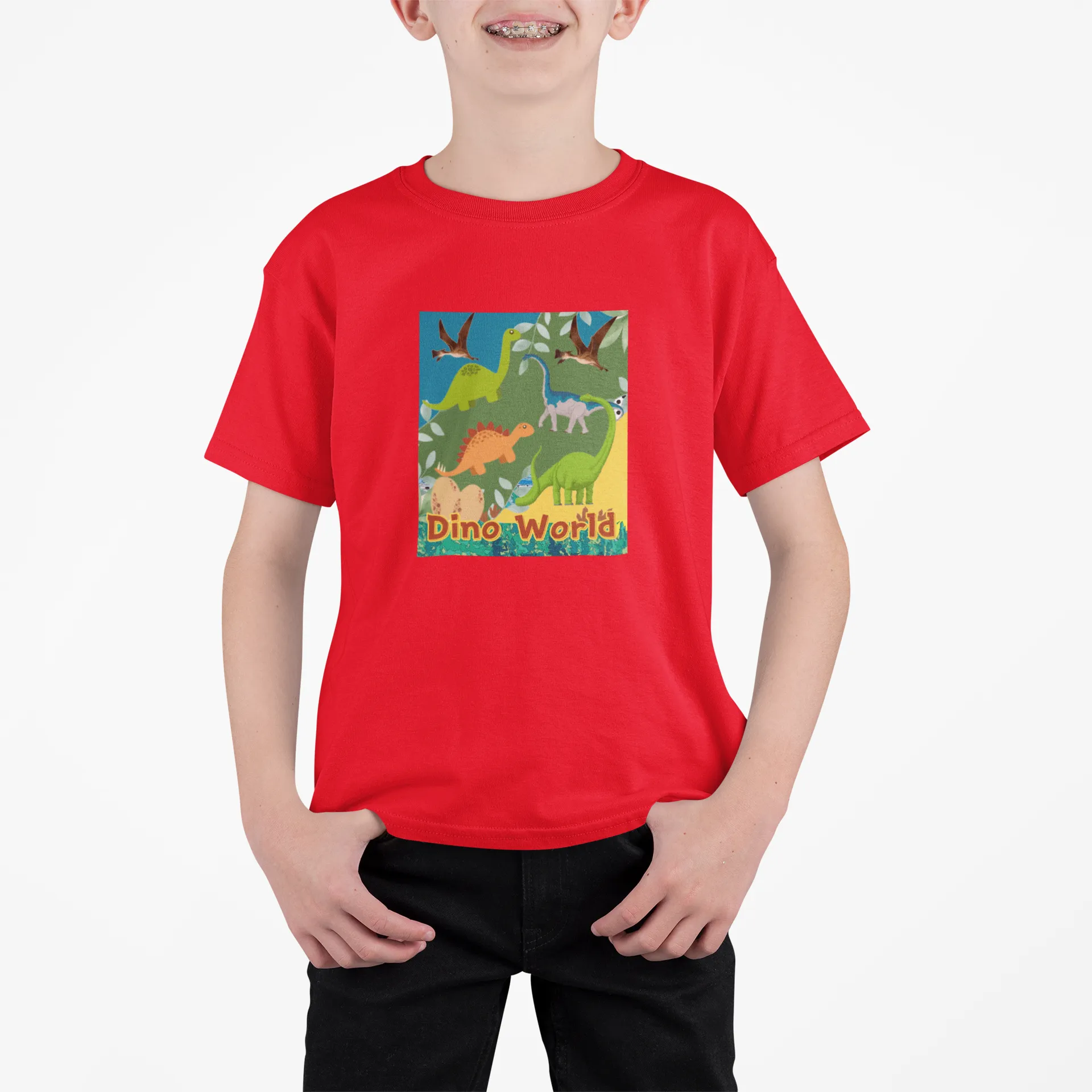 DinoSaur Boy's T Shirt for Kids D13