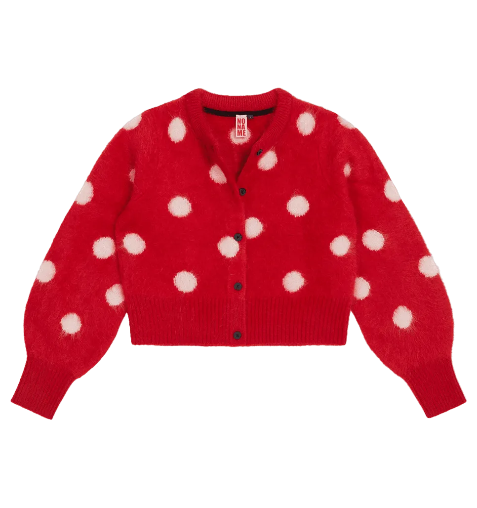 dotty mini cardigan