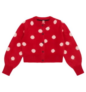 dotty mini cardigan
