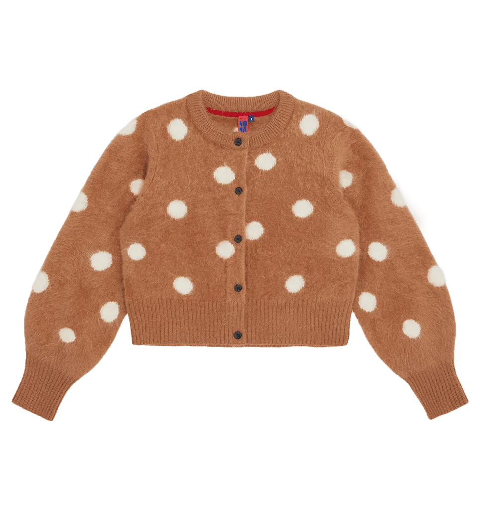 dotty mini cardigan