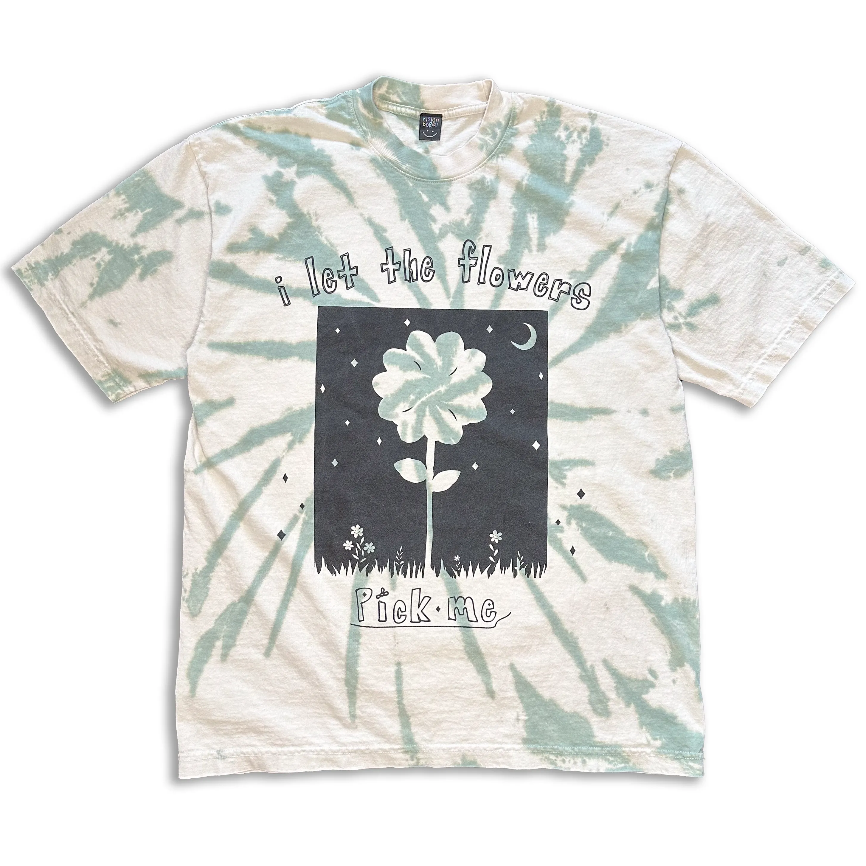 flowers tee - green