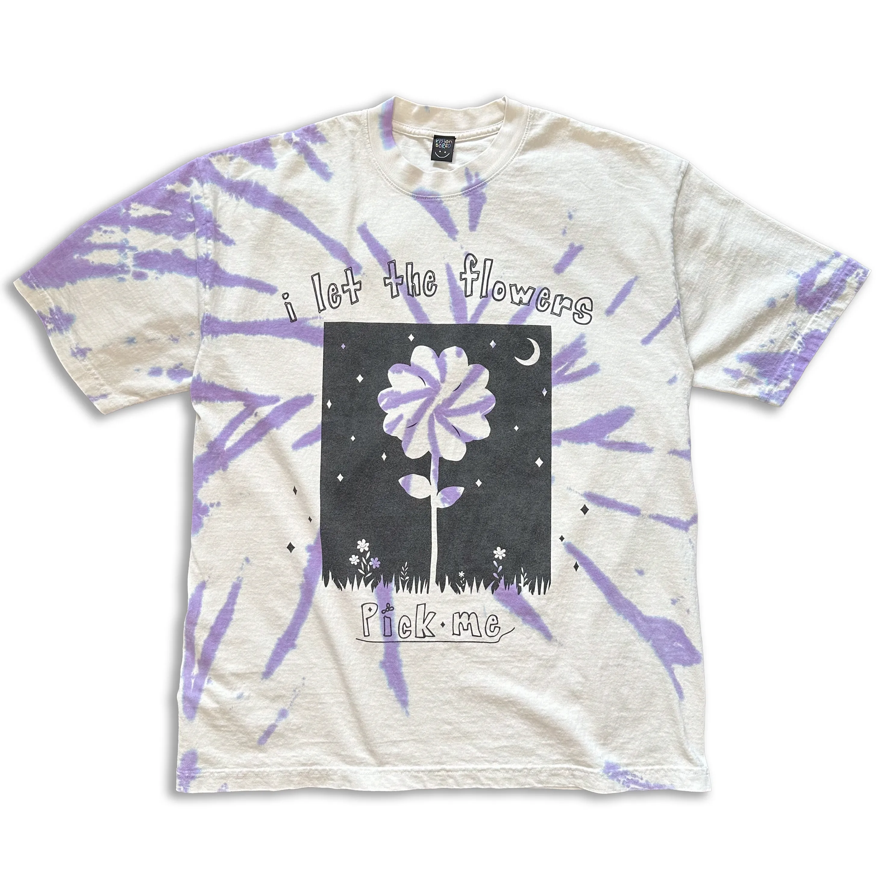 flowers tee - purple