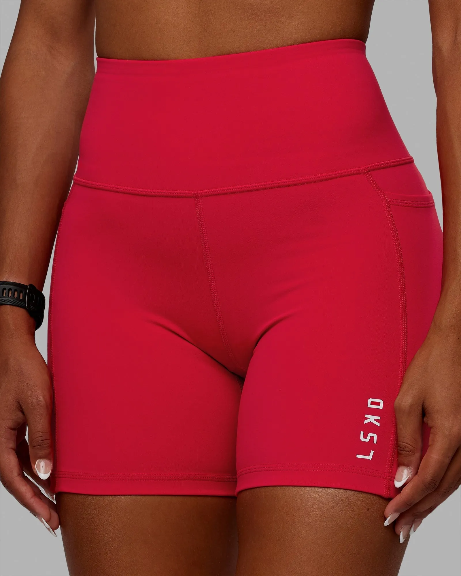 Flux Mid-Length Shorts - Scarlet