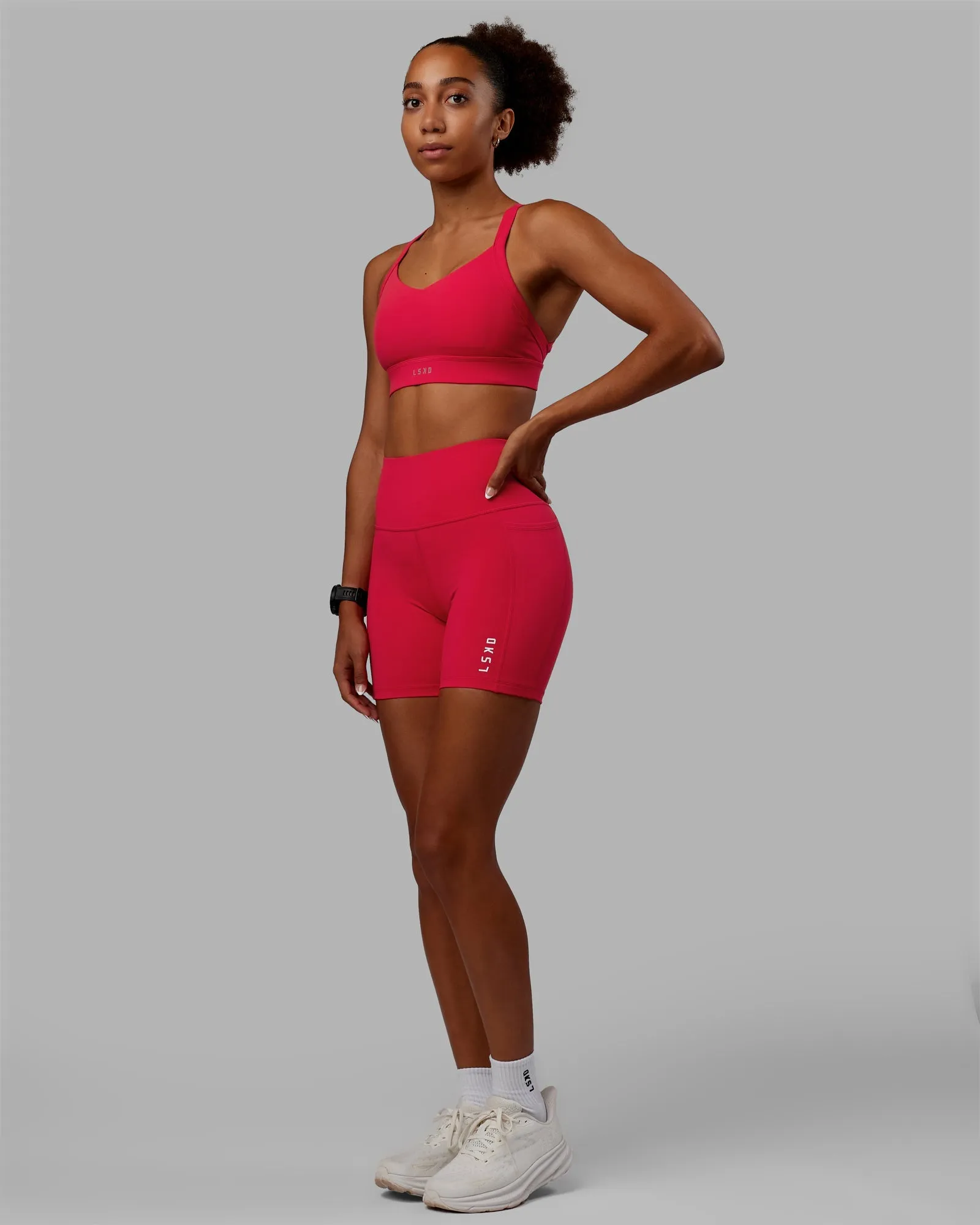 Flux Mid-Length Shorts - Scarlet