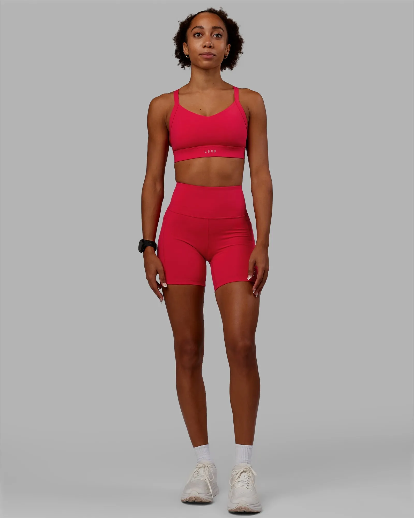 Flux Mid-Length Shorts - Scarlet