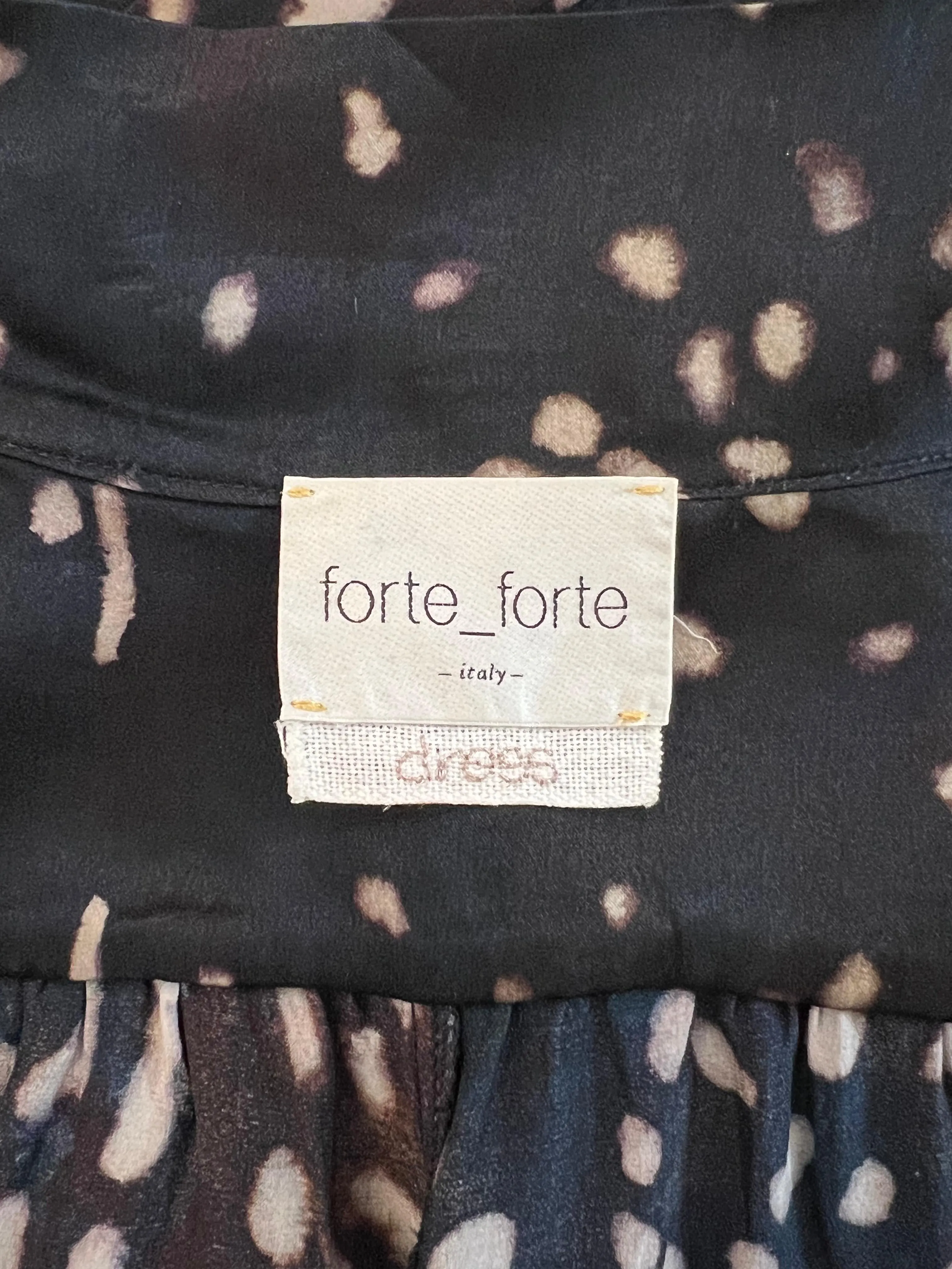 Forte Forte Waist Tie Silk Midi Dress. Size 0US