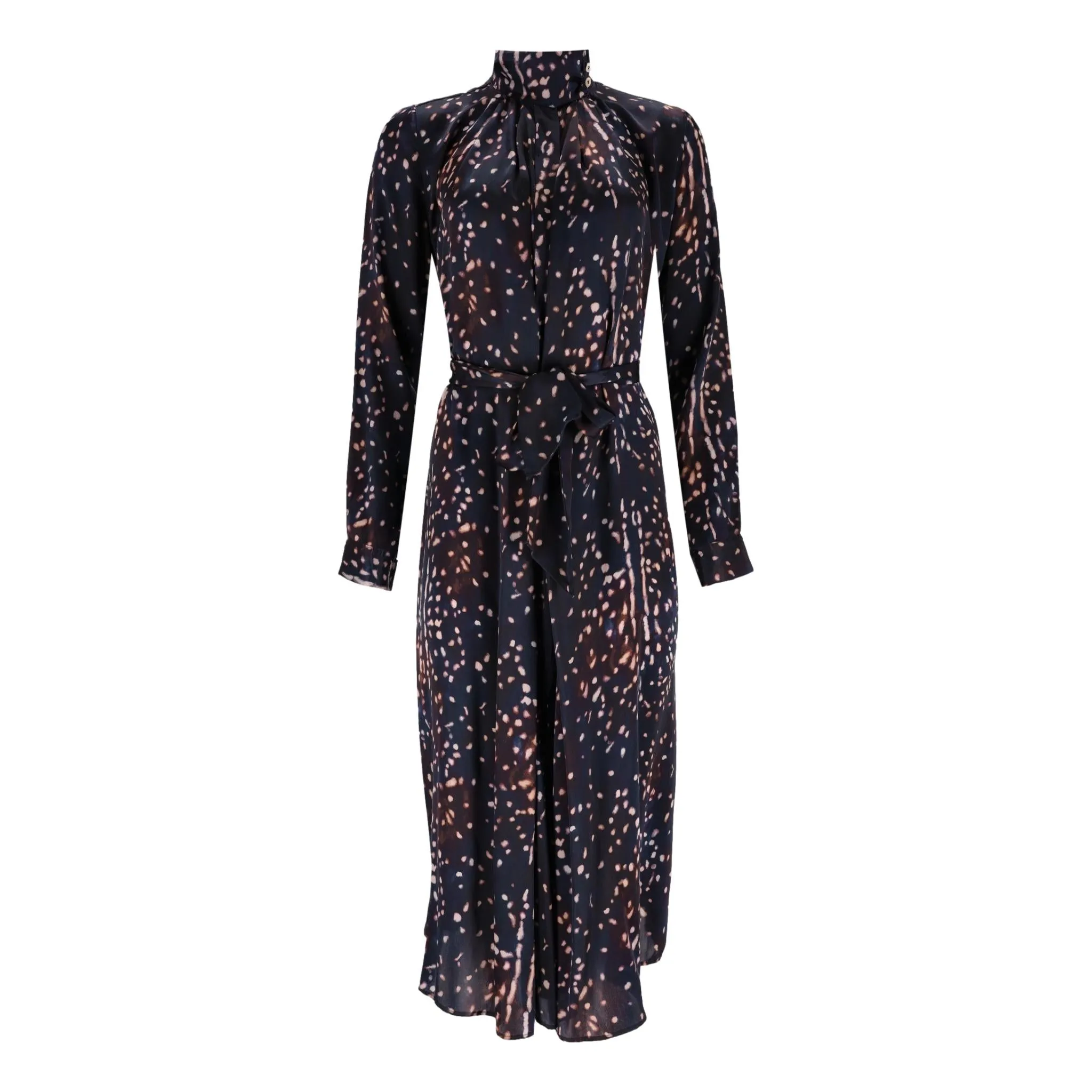 Forte Forte Waist Tie Silk Midi Dress. Size 0US