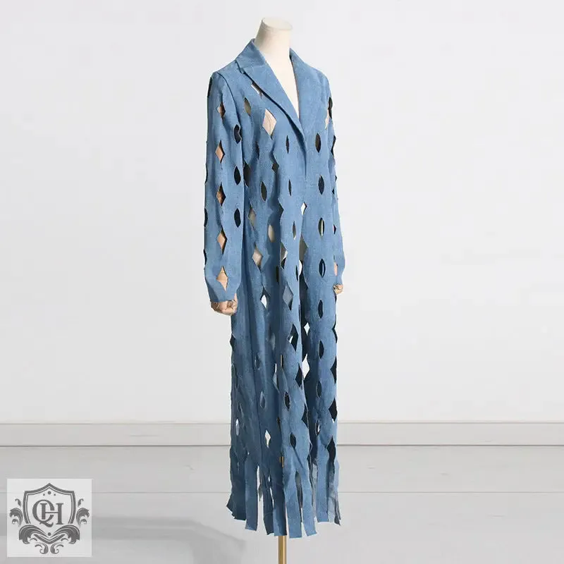 Hollow Out Denim Jacket