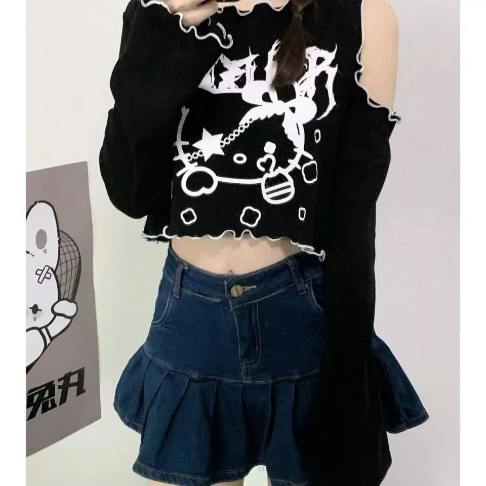 Kawaii Hello Kitty Vintage Printed T-Shirt