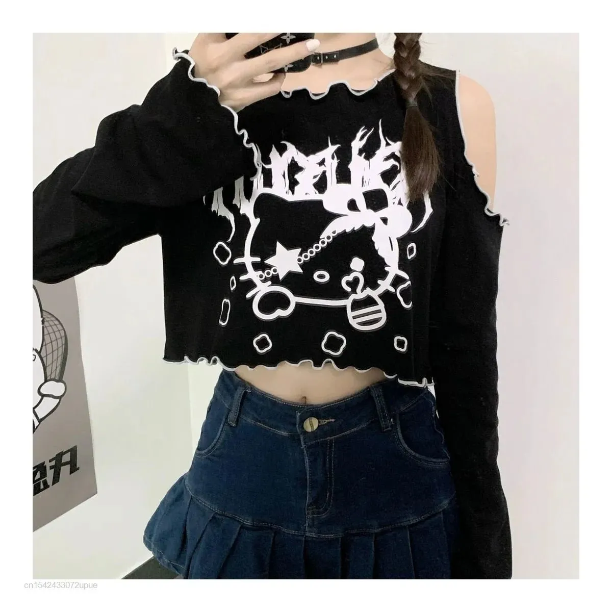 Kawaii Hello Kitty Vintage Printed T-Shirt