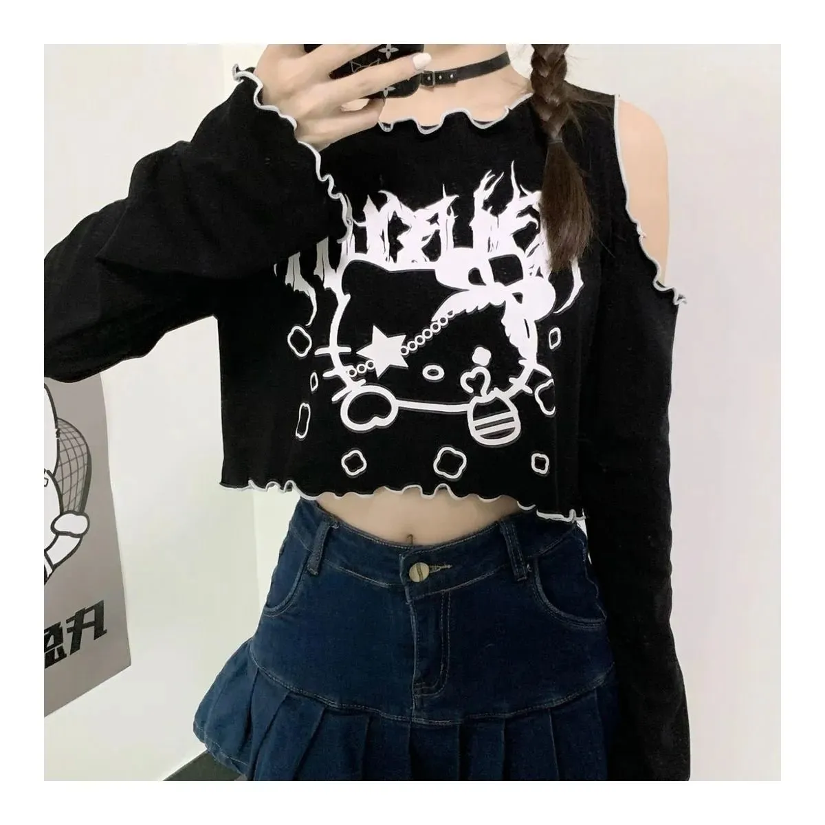 Kawaii Hello Kitty Vintage Printed T-Shirt