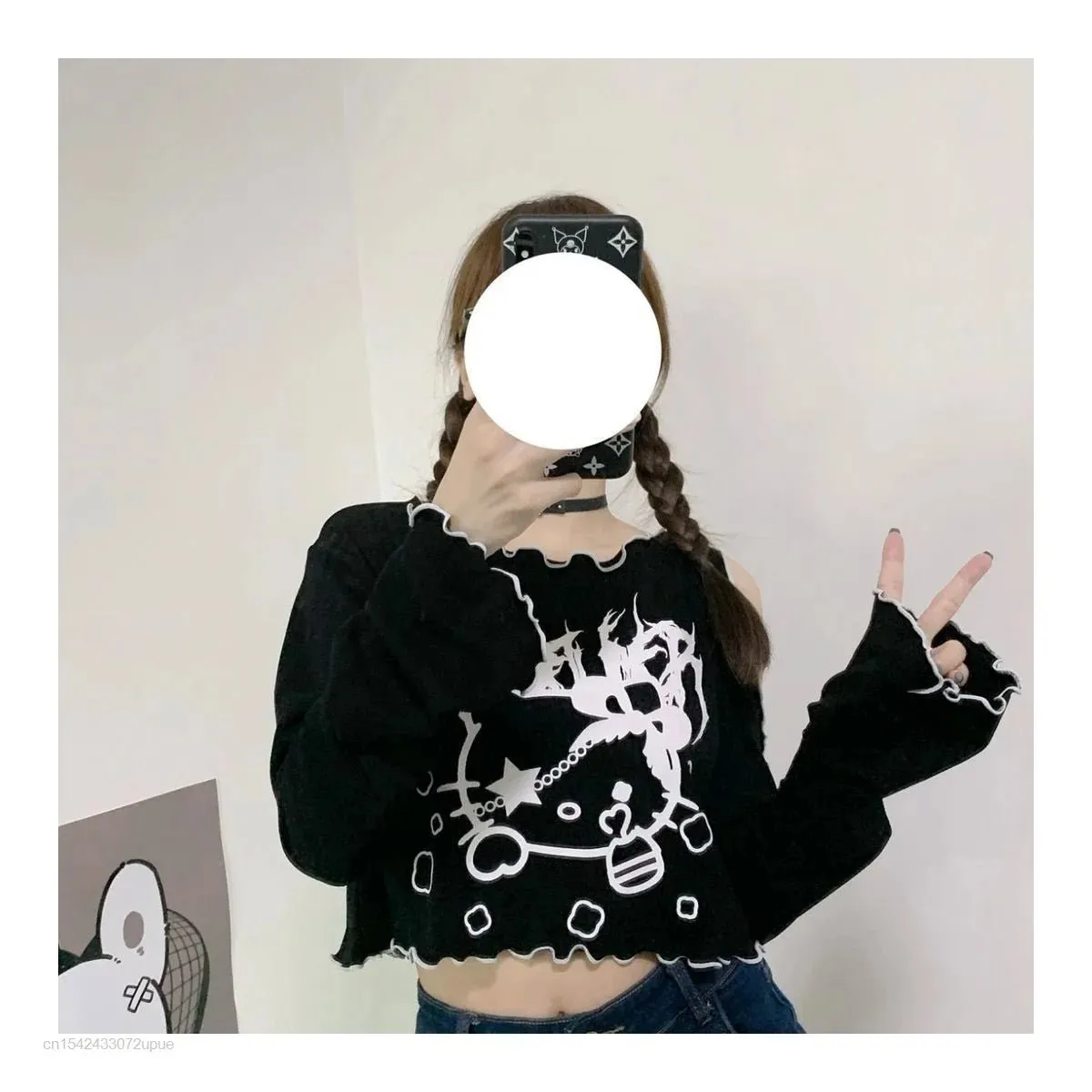 Kawaii Hello Kitty Vintage Printed T-Shirt