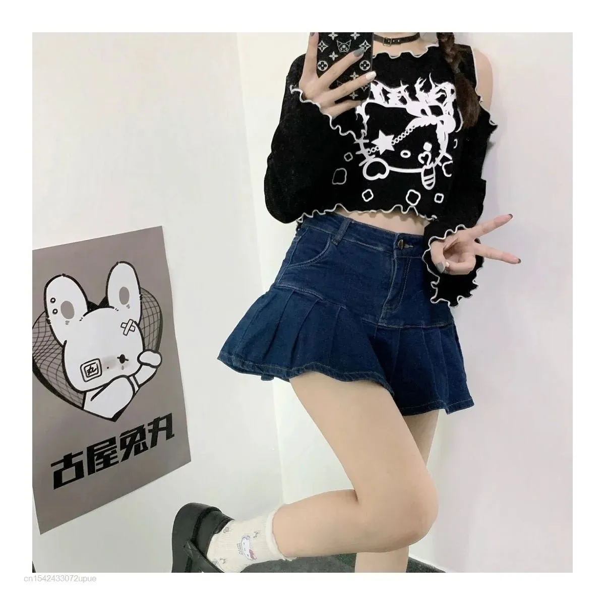 Kawaii Hello Kitty Vintage Printed T-Shirt