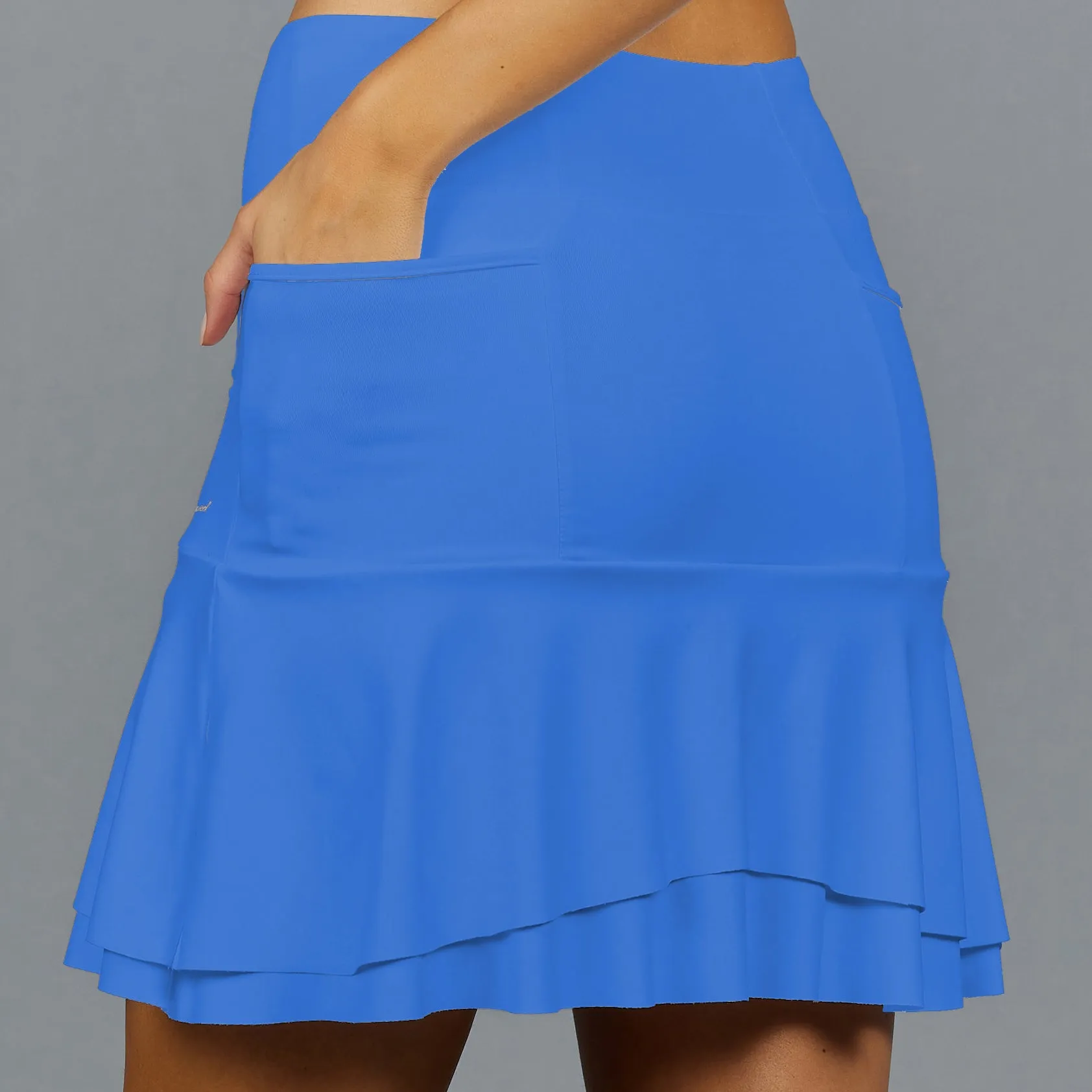 Long Basic Skort (bright blue)