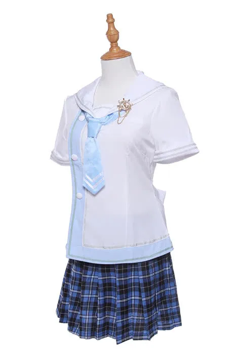 Love Live!! Ayase Eli Daily Sailor Uniform Dresses Skirts Cosplay Costumes