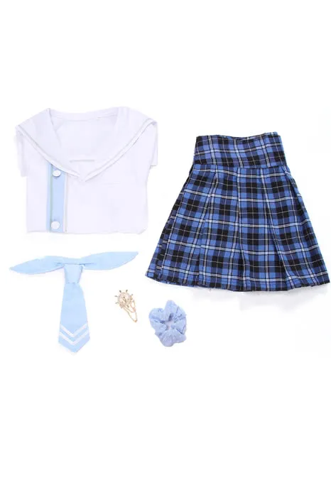 Love Live!! Ayase Eli Daily Sailor Uniform Dresses Skirts Cosplay Costumes