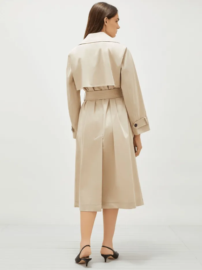 Marella Women's CLORURO Double Breasted Trench Coat 25130210612 Col 004
